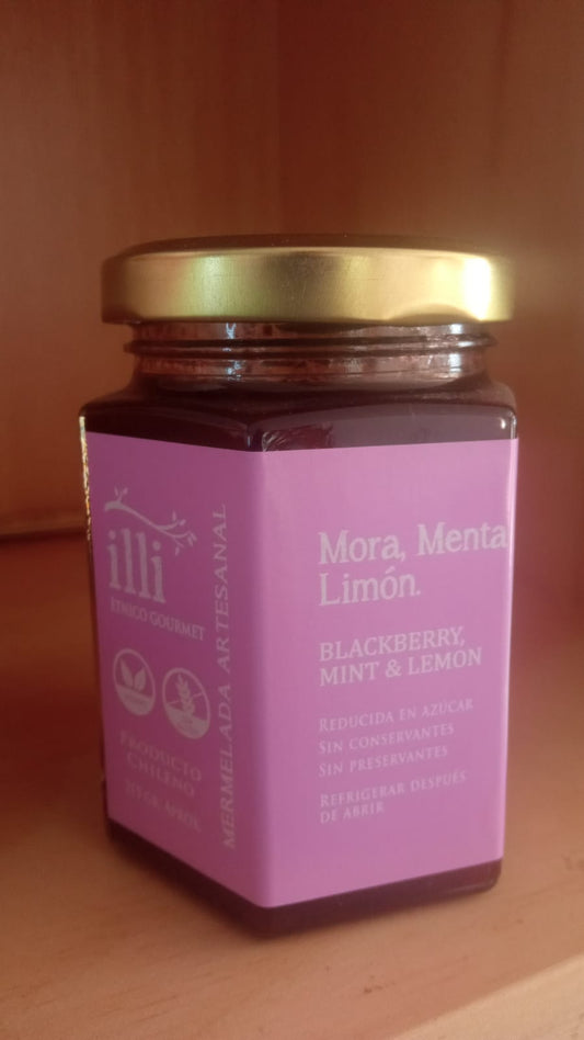 Mermelada Mora, Menta, Limón ILLI