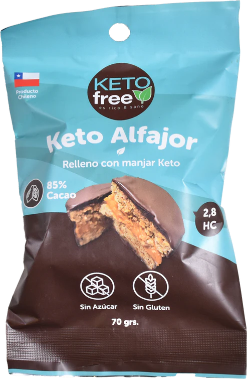 Alfajores keto manjar