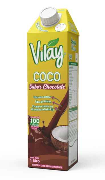 Bebida de Coco Chocolate Vilay 1Lt